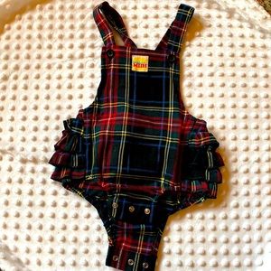 Romper plaid
